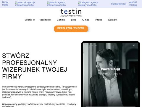 Testin.pl - copywriting