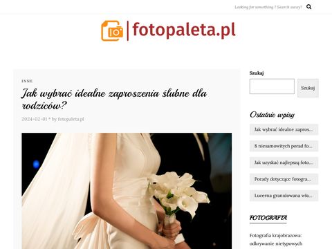 Fotopaleta Fotografia ślubna Kraków