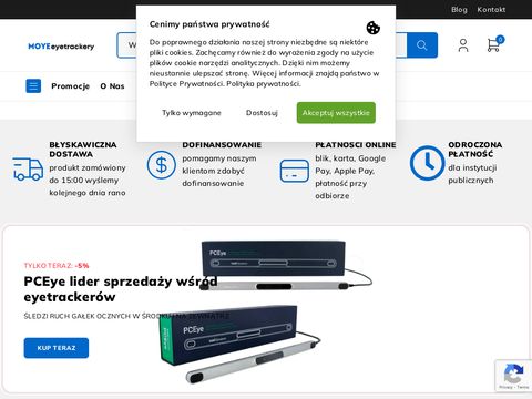 Moyeeyetrackery.pl - pc eye 5 eyetracker