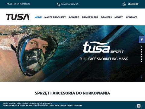 Tusa.com.pl - rola płetw w nurkowaniu