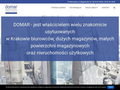 Wynajem - biura, magazyny - Kraków