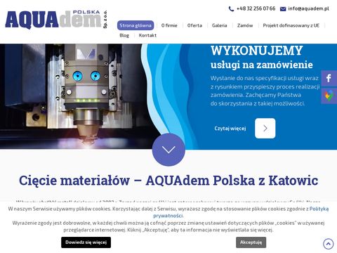 Aquadem Polska cięcie metali