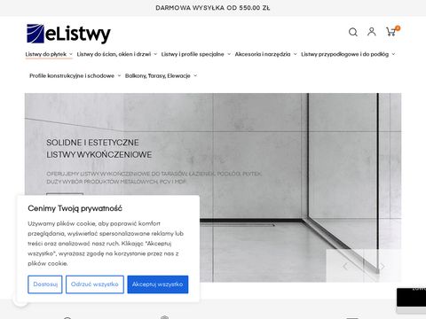 Elistwy.pl - listwa narożna do płytek