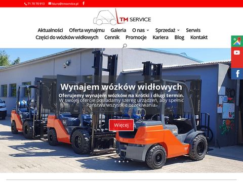 Tmservice.pl - wózek widłowy cena Wrocław