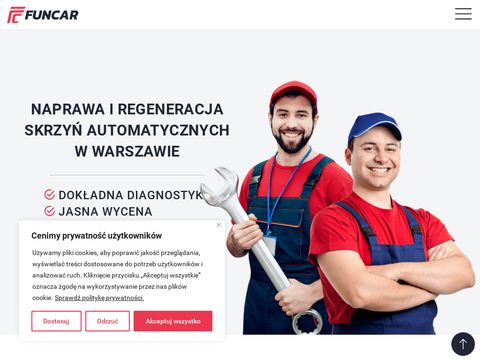 Funcar.com.pl naprawa skrzyń biegów