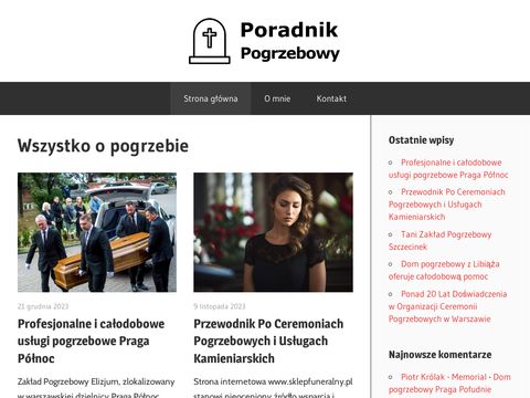 Zakladkamieniarski.com portal funeralny