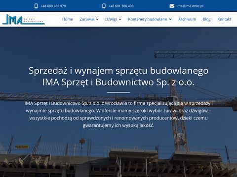 Ima.wroc.pl dźwig Wrocław