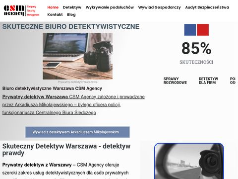 Detektywcsm.pl - prywatny detektyw