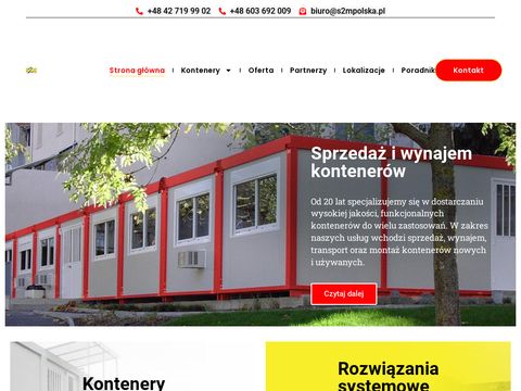 S2M Polska sprzedaż kontenerów Łódź