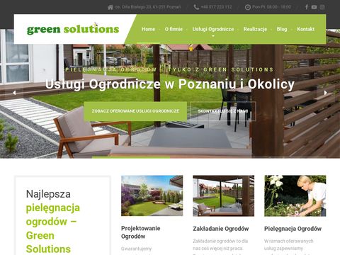 Greensolutions.com.pl projekty ogrodów