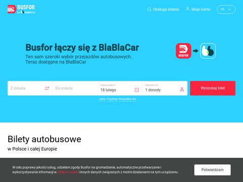 Busfor.pl rozkład jazdy pks autobusów