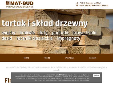 Mat-Bud krawędziaki Szczecin