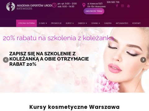 Akademia Expertów Urody Kate Woods