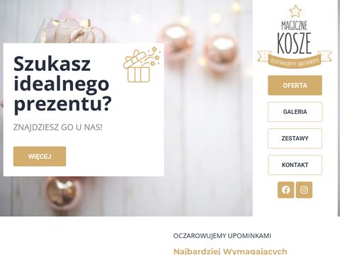 Magiczne-kosze.pl zestawy delikatesowe