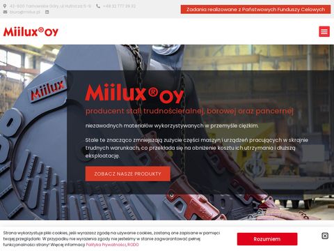 Miilux - produkcja stali i blachy