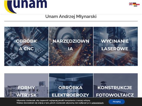 Unam.pl - produkcja tłoczników