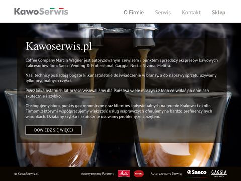 Kawoserwis.pl sprzedaż ekspresów