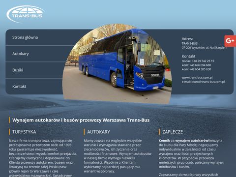 Trans-Bus wynajem autobusów