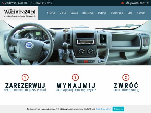 Woznica24.pl wynajem aut