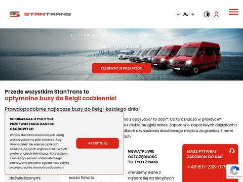 Stantrans.pl - przewozy Belgia