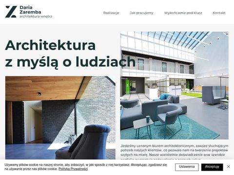 Dariazaremba.pl architektura wnętrz