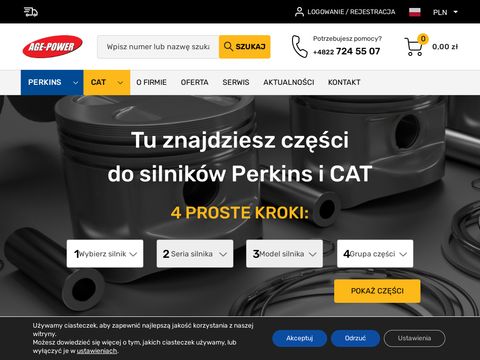 Age-Power części do silników perkins i cat