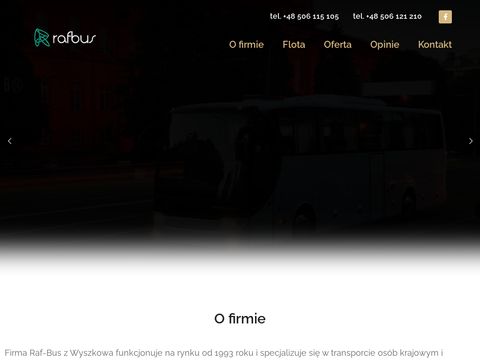 Raf-bus.pl wynajem autokarów