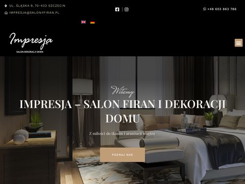 Impresja salon firan rolety