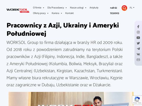 Worksol.pl pracownicy z Ukrainy