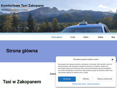 Komfortowe.taxi - Zakopane