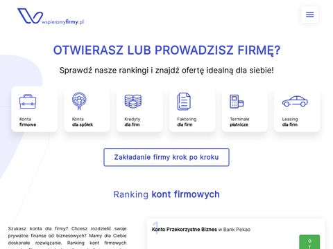 Wspieramyfirmy.pl - konto firmowe