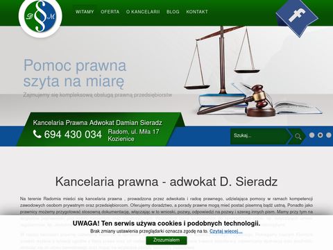 Kancelaria-prawna.radom.pl Damian Sieradz