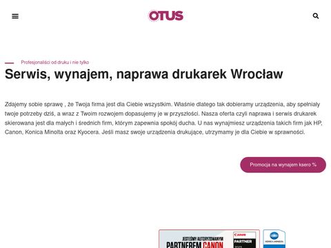 Otus.pl - kserokopiarki Wałbrzych