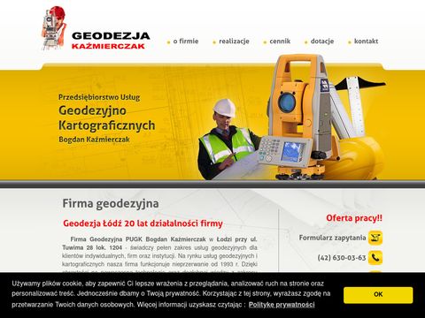 Geodezja-lodz.com usługi geodezyjne