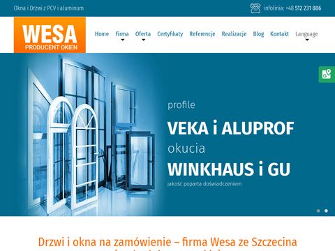 Wesa.pl - okna aluprof Szczecin