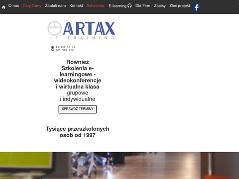 Projektowanie stron www, Artax
