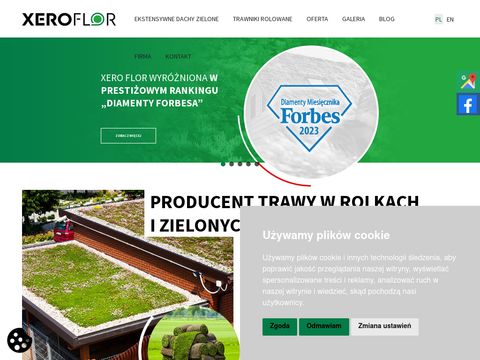 Xero Flor producent trawy z rolki