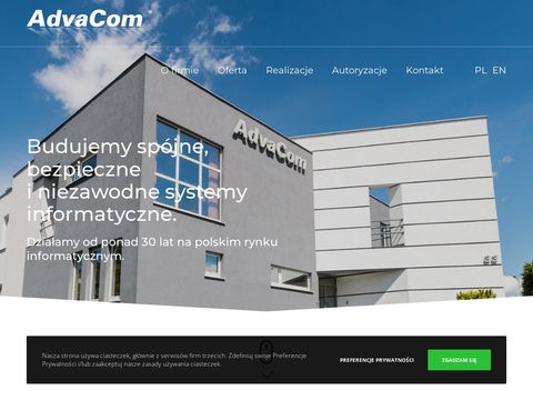 AdvaCom instalacja oprogramowania