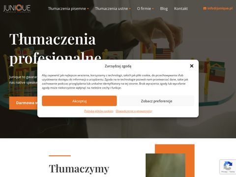 Junique.com.pl biuro tłumaczeń
