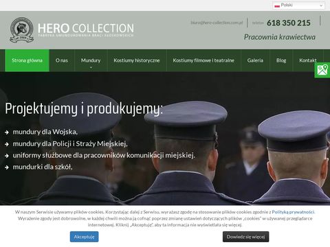 Hero Collection mundury produkcja