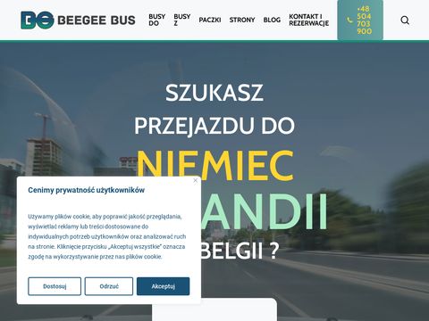 Beegeebus - przejazdy za granicę