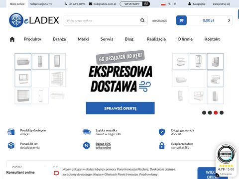 Eladex - lady i szafy chłodnicze