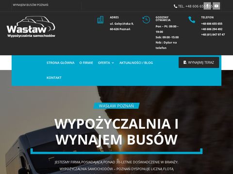 Wasław - wynajem busów Poznań