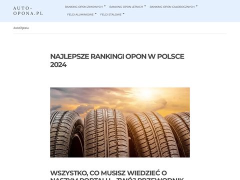 Auto-opona.pl - tanie opony