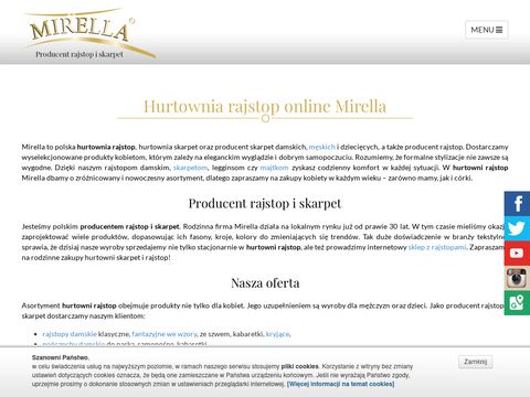 Mirella.pl - hurtownia skarpet