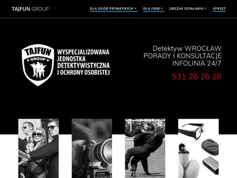 Tajfungroup.pl detektyw Wrocław