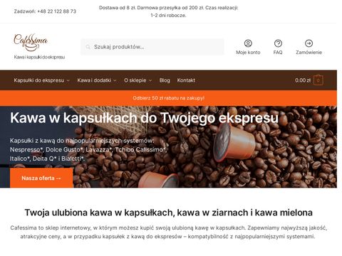 Cafessima - kapsułki z kawą