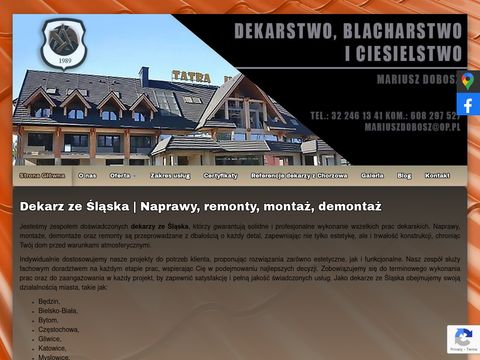 Doboszdachychorzow.pl dekarz Ruda Śląska