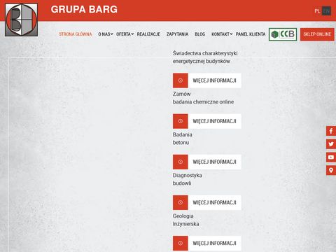 Grupa Barg laboratorium drogowe