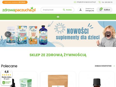 Zdrowapaczucha.pl - sklep z naturalną żywnością